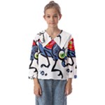 Bug Black Insect Animal Kids  Sailor Shirt
