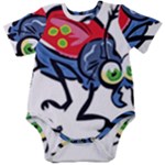 Bug Black Insect Animal Baby Short Sleeve Bodysuit