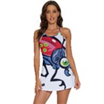 Bug Black Insect Animal 2-in-1 Flare Activity Dress
