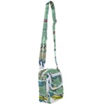 Fish Hook Worm Bait Water Hobby Shoulder Strap Belt Bag