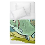 Fish Hook Worm Bait Water Hobby Duvet Cover (Single Size)
