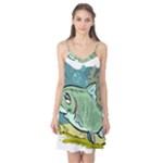 Fish Hook Worm Bait Water Hobby Camis Nightgown 
