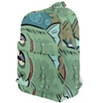 Fish Hook Worm Bait Water Hobby Classic Backpack