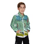Fish Hook Worm Bait Water Hobby Kids  Windbreaker