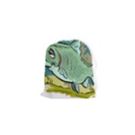 Fish Hook Worm Bait Water Hobby Drawstring Pouch (XS)