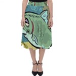 Fish Hook Worm Bait Water Hobby Classic Midi Skirt