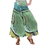 Fish Hook Worm Bait Water Hobby Women s Satin Palazzo Pants