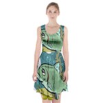Fish Hook Worm Bait Water Hobby Racerback Midi Dress