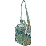Fish Hook Worm Bait Water Hobby Crossbody Day Bag