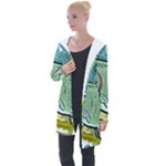 Fish Hook Worm Bait Water Hobby Longline Hooded Cardigan