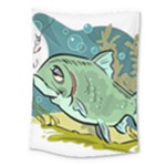 Fish Hook Worm Bait Water Hobby Medium Tapestry