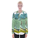 Fish Hook Worm Bait Water Hobby Womens Long Sleeve Shirt