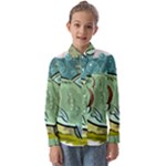 Fish Hook Worm Bait Water Hobby Kids  Long Sleeve Shirt