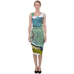 Fish Hook Worm Bait Water Hobby Sleeveless Pencil Dress