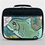 Fish Hook Worm Bait Water Hobby Lunch Bag