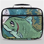 Fish Hook Worm Bait Water Hobby Full Print Lunch Bag
