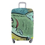 Fish Hook Worm Bait Water Hobby Luggage Cover (Small)