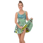 Fish Hook Worm Bait Water Hobby Inside Out Casual Dress