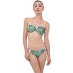 Fish Hook Worm Bait Water Hobby Classic Bandeau Bikini Set