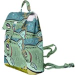 Fish Hook Worm Bait Water Hobby Buckle Everyday Backpack