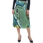 Fish Hook Worm Bait Water Hobby Classic Velour Midi Skirt 