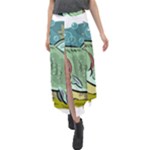 Fish Hook Worm Bait Water Hobby Velour Split Maxi Skirt