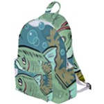 Fish Hook Worm Bait Water Hobby The Plain Backpack