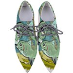 Fish Hook Worm Bait Water Hobby Pointed Oxford Shoes