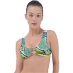 Fish Hook Worm Bait Water Hobby Ring Detail Bikini Top