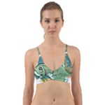 Fish Hook Worm Bait Water Hobby Wrap Around Bikini Top