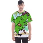 Parrot Hat Cartoon Captain Men s Sport Mesh T-Shirt