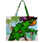 Parrot Hat Cartoon Captain Zipper Mini Tote Bag
