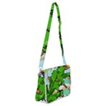 Parrot Hat Cartoon Captain Shoulder Bag with Back Zipper