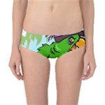 Parrot Hat Cartoon Captain Classic Bikini Bottoms