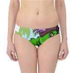 Parrot Hat Cartoon Captain Hipster Bikini Bottoms
