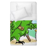 Parrot Hat Cartoon Captain Duvet Cover (Single Size)