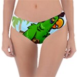 Parrot Hat Cartoon Captain Reversible Classic Bikini Bottoms