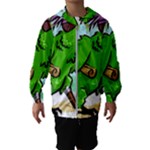 Parrot Hat Cartoon Captain Kids  Hooded Windbreaker
