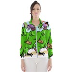 Parrot Hat Cartoon Captain Women s Windbreaker