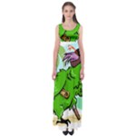 Parrot Hat Cartoon Captain Empire Waist Maxi Dress