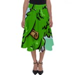 Parrot Hat Cartoon Captain Perfect Length Midi Skirt