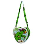 Parrot Hat Cartoon Captain Heart Shoulder Bag