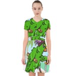 Parrot Hat Cartoon Captain Adorable in Chiffon Dress