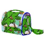 Parrot Hat Cartoon Captain Satchel Shoulder Bag