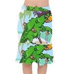 Parrot Hat Cartoon Captain Short Mermaid Skirt