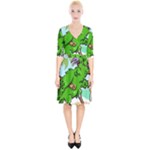 Parrot Hat Cartoon Captain Wrap Up Cocktail Dress