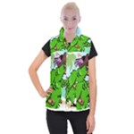 Parrot Hat Cartoon Captain Women s Button Up Vest