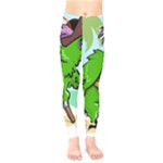 Parrot Hat Cartoon Captain Kids  Leggings