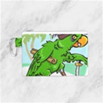 Parrot Hat Cartoon Captain Canvas Cosmetic Bag (Small)