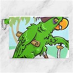 Parrot Hat Cartoon Captain Canvas Cosmetic Bag (XL)